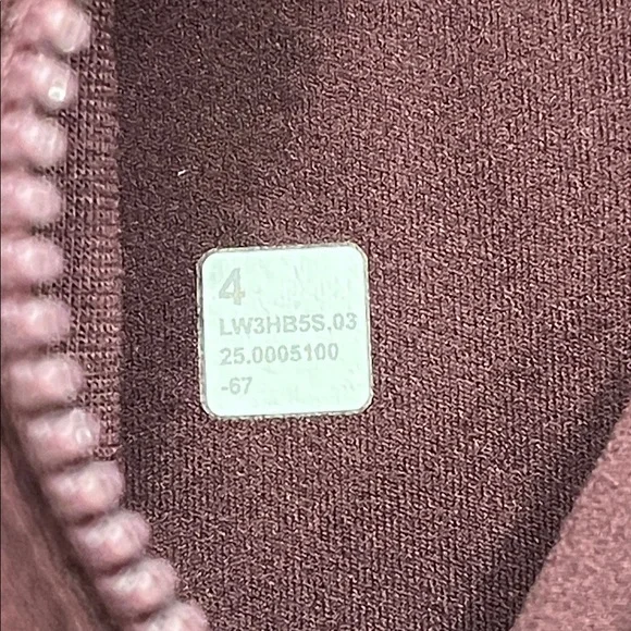Lululemon Define Cropped Jacket Nulu Goodnight Plum 4 - Picture 10 of 11